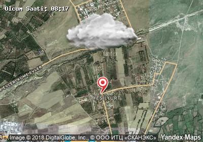 Yeşilyurt bugünkü hava durumu haritası