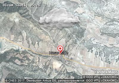 Hasandede bugünkü hava durumu haritası