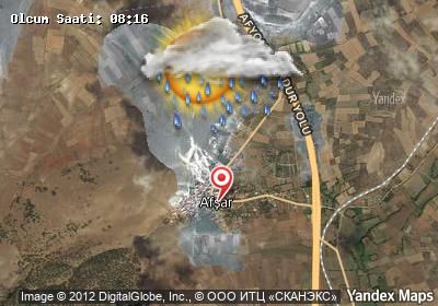 Afşar bugünkü hava durumu haritası