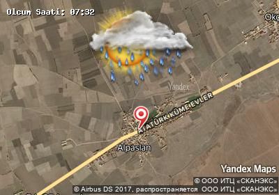 Alparslan bugünkü hava durumu haritası