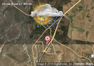 Tekin bugünkü hava durumu haritası