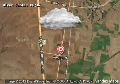 Yeşilyurt bugünkü hava durumu haritası