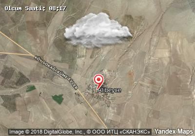 Alibeyce bugünkü hava durumu haritası