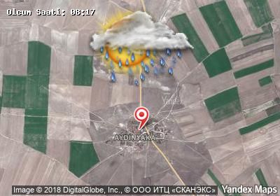 Aydınyaka bugünkü hava durumu haritası