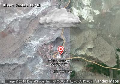 Güneysaray bugünkü hava durumu haritası