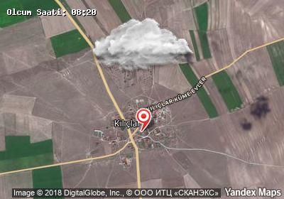 Kılıçlar bugünkü hava durumu haritası