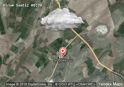 Soğukkuyu bugünkü hava durumu haritası