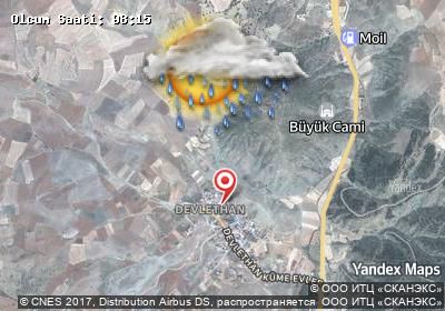 Devlethan bugünkü hava durumu haritası