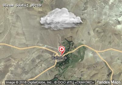 Bahçecik bugünkü hava durumu haritası