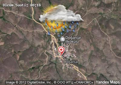 Doğanlar bugünkü hava durumu haritası