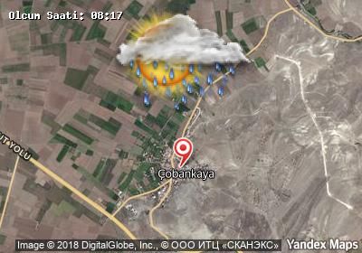 Çobankaya bugünkü hava durumu haritası