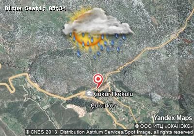 Çukurköy bugünkü hava durumu haritası