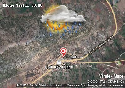 Çaltı bugünkü hava durumu haritası
