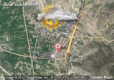 Gölbaşı bugünkü hava durumu haritası