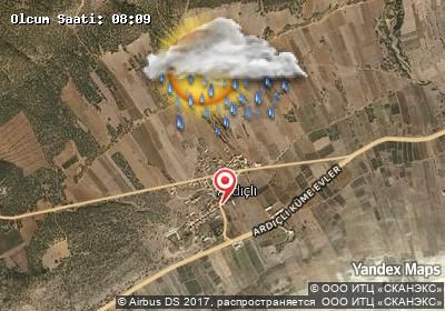 Ardıçlı bugünkü hava durumu haritası