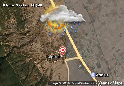 Kaplanlı bugünkü hava durumu haritası