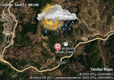 İbişler bugünkü hava durumu haritası