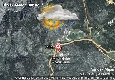 Şehler bugünkü hava durumu haritası