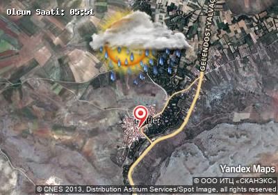 Eğirler bugünkü hava durumu haritası