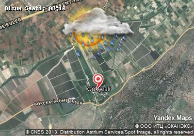 Gökçeali bugünkü hava durumu haritası