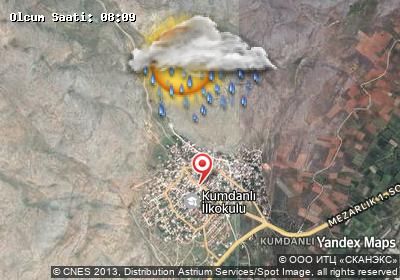 Kumdanlı bugünkü hava durumu haritası