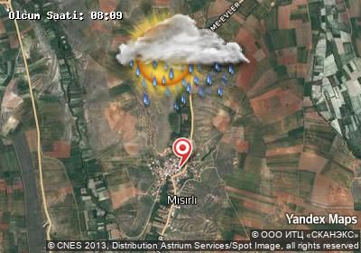 Mısırlı bugünkü hava durumu haritası