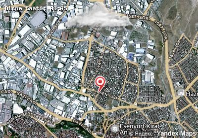 Osmangazi hava durumu haritası