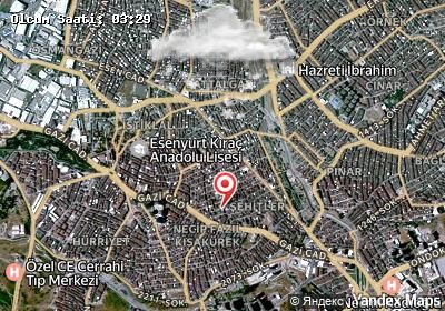 Şehitler hava durumu haritası