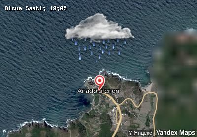 Anadolufeneri hava durumu haritası