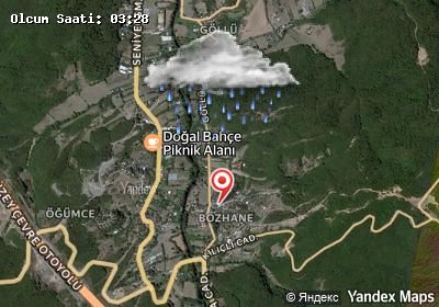Bozhane hava durumu haritası
