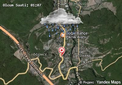 Öğümce hava durumu haritası