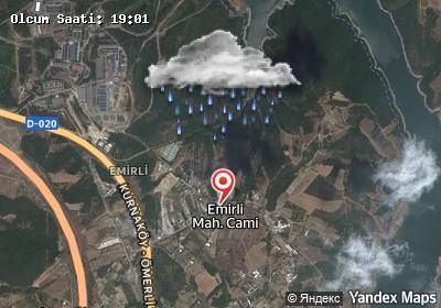 Emirli hava durumu haritası