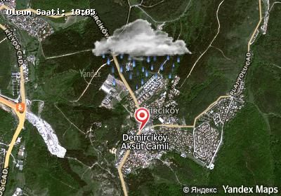 Demirciköy hava durumu haritası
