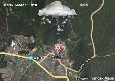 Akalan hava durumu haritası