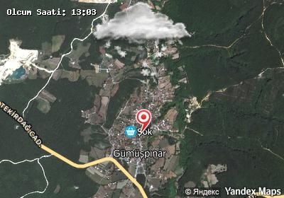 Gümüşpınar hava durumu haritası