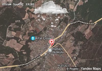 Hallaçlı hava durumu haritası