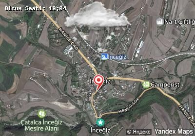 İnceğiz hava durumu haritası