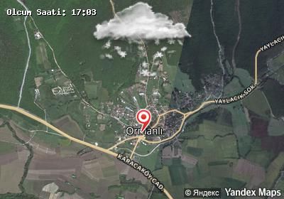 Ormanlı hava durumu haritası