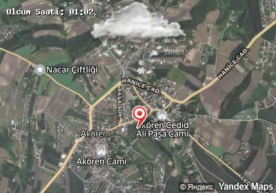 Akören hava durumu haritası