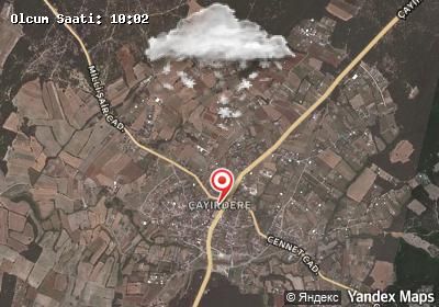 Çayırdere hava durumu haritası