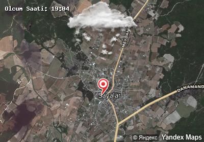 Sayalar hava durumu haritası