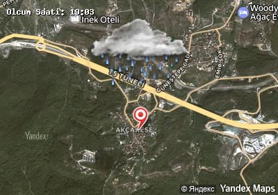 Akçakese hava durumu haritası