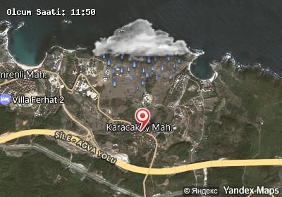 Karacaköy hava durumu haritası