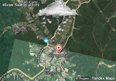 Korucu hava durumu haritası