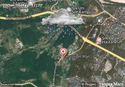 Meşrutiyet hava durumu haritası