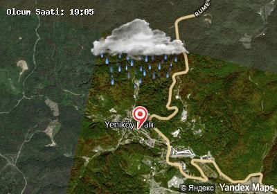 Yeniköy hava durumu haritası