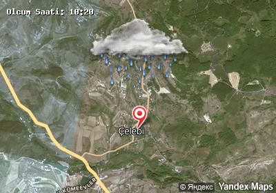 Çelebi hava durumu haritası