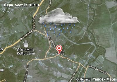 Göçe hava durumu haritası