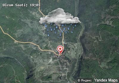 Hacıllı hava durumu haritası