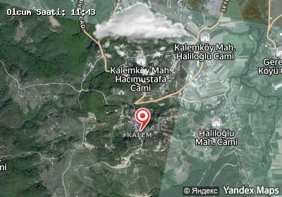 Kalem hava durumu haritası